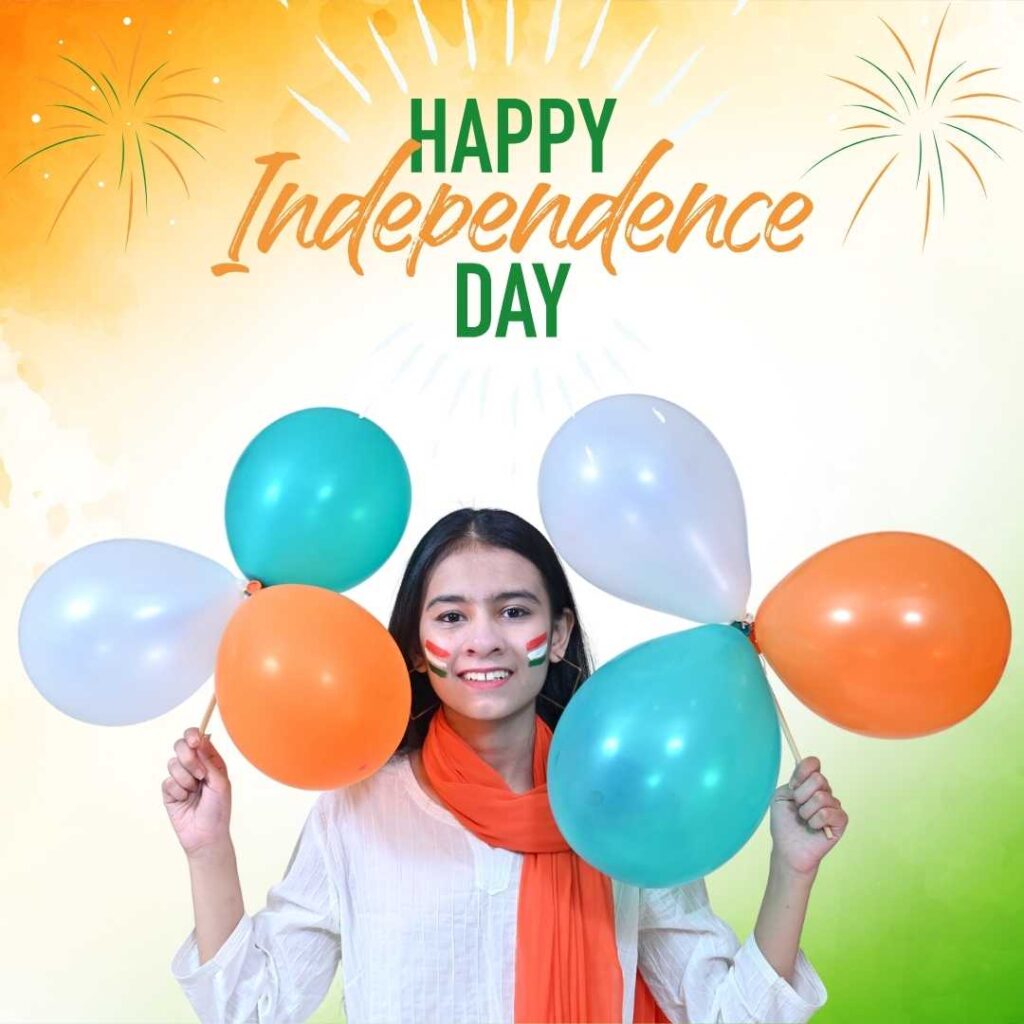 Happy-Independence-Day-A-girl-holding-balloons-in-her-flag-colors-celebrating-Independence