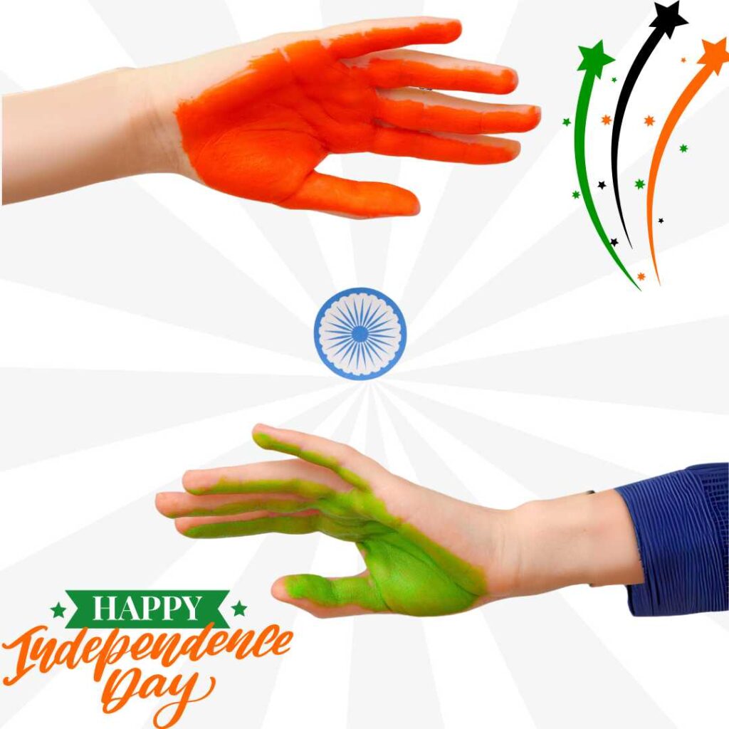 Happy-Independence-Day-The-colors-of-the-flag-on-the-hands-are-represent-the-unity-of-people