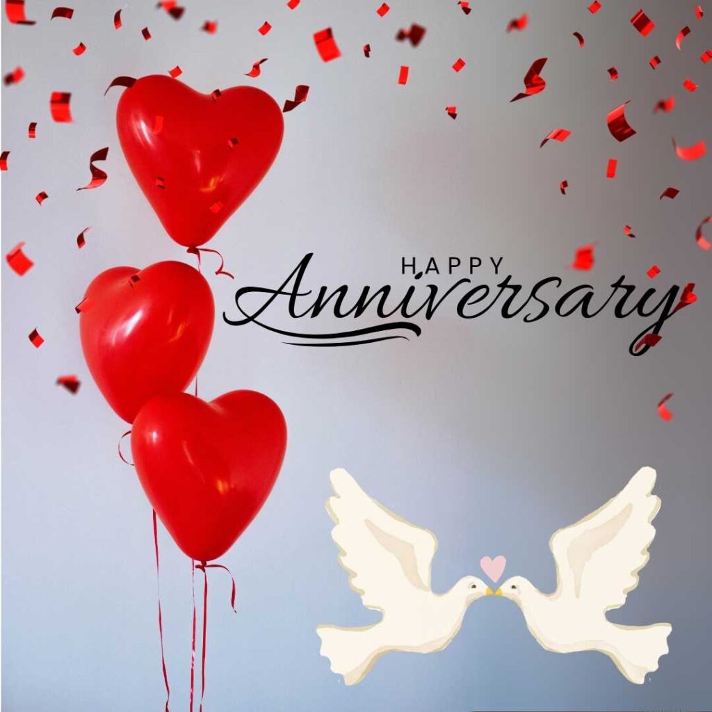 Happy-Anniversary-lovebirds-and-red-balloons-seem-to-spread-the-message-of-love
