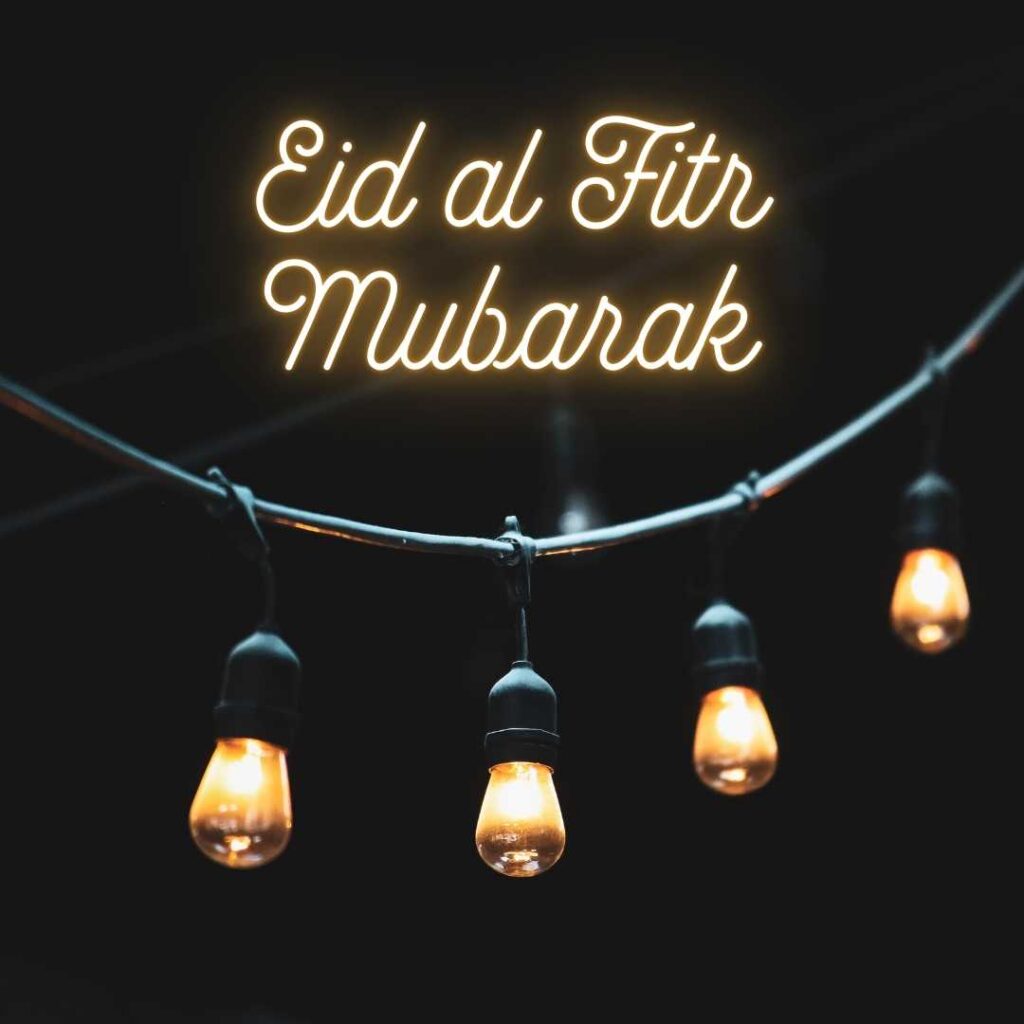 Eid-al-Fitr-Mubarak-Bulbs-hanging-on-the-wire-expressing-the-splender-of-Eid