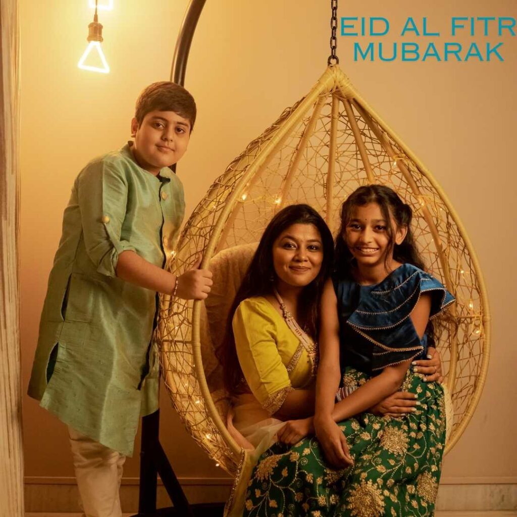 Eid-al-Fitr-Mubarak-Two-sisters-and-one-brother-getting-ready-for-Eid-and-taking-pictures