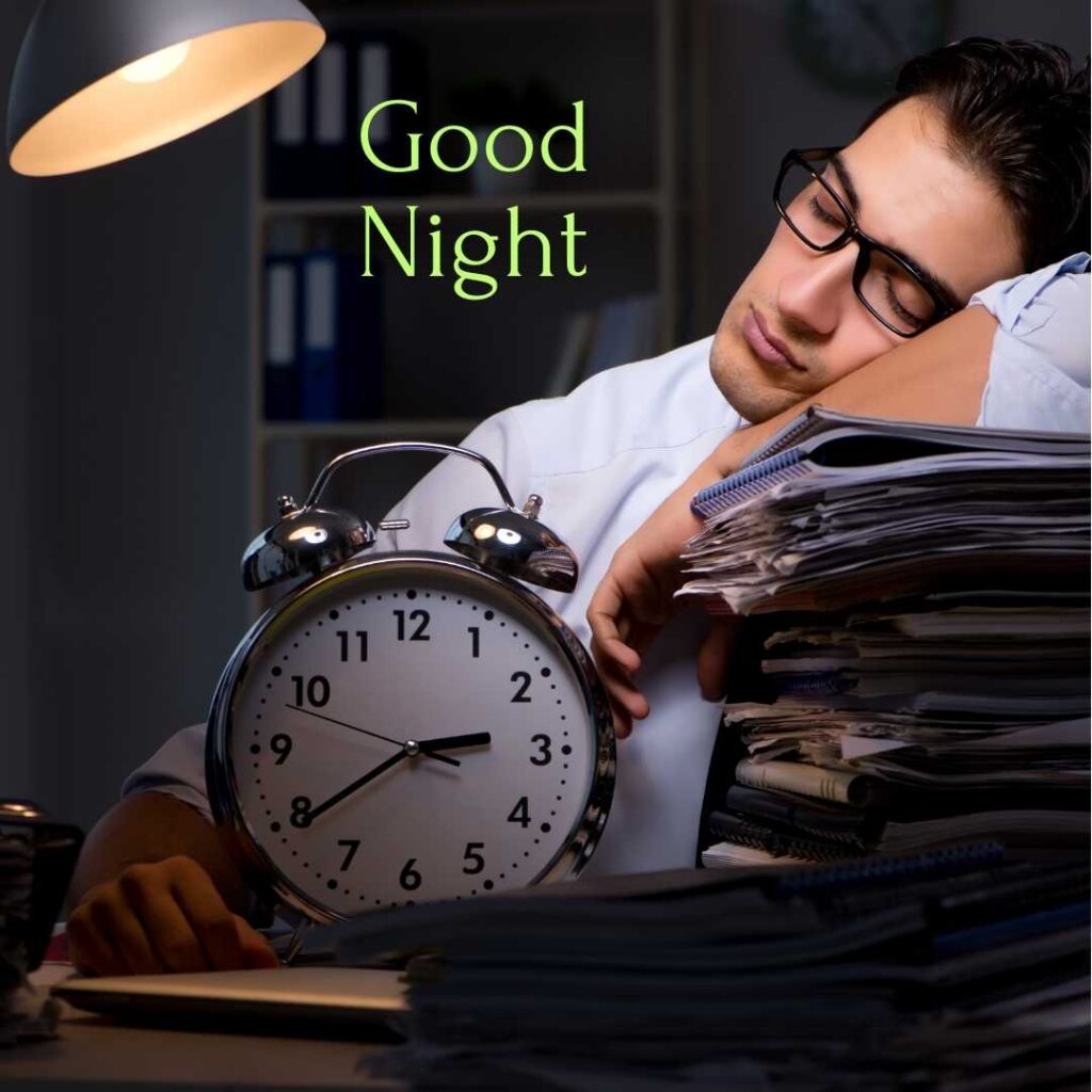 Good-Night-A-man-fell-asleep-while-working-in-night