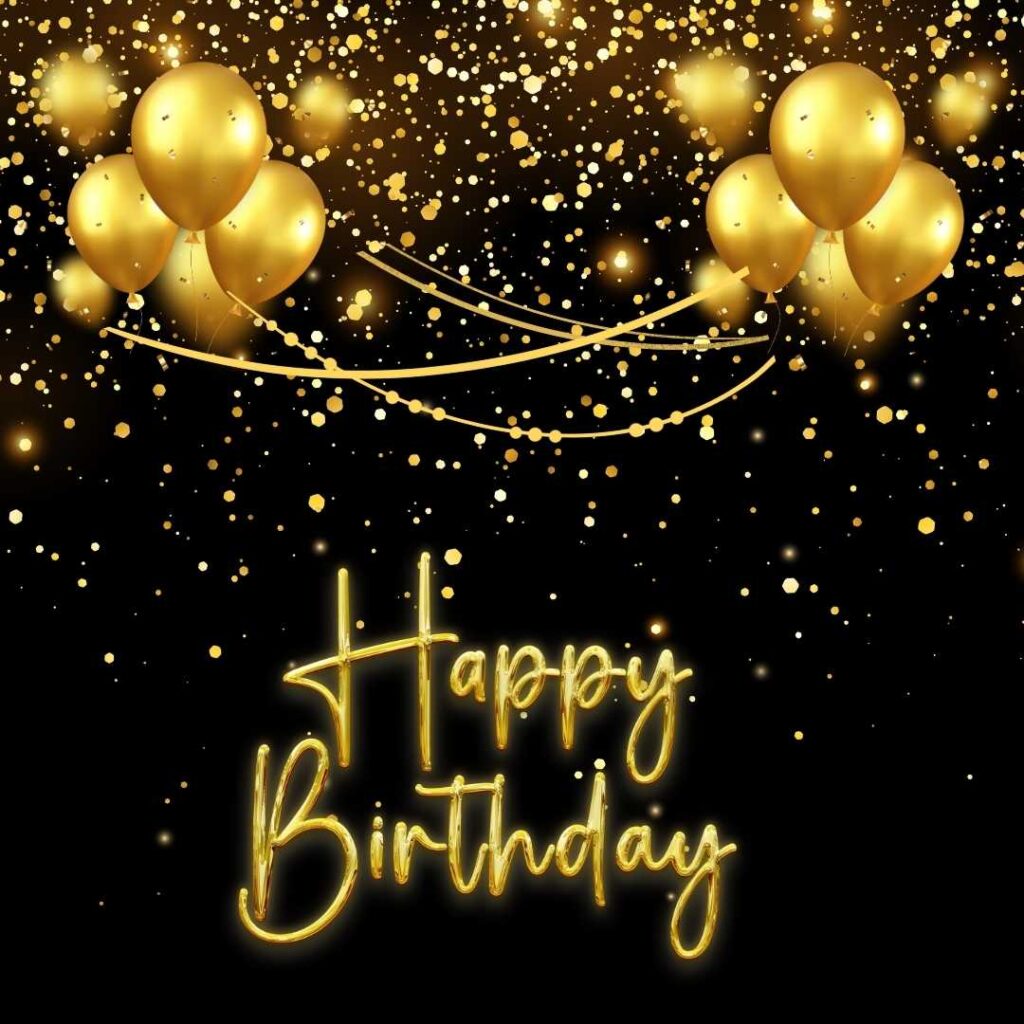 Happy-Birthday-A-birthday-wish-with-golden-balloons-and-glitters-on-black-background-looks-charming