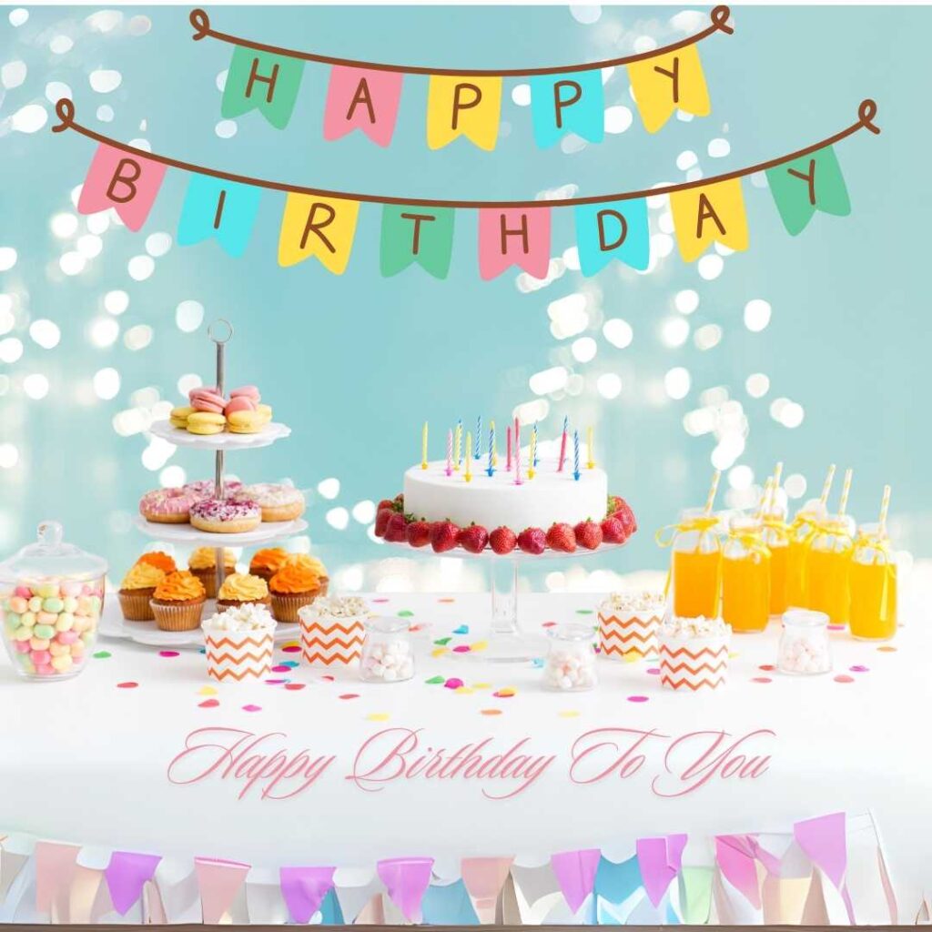 Happy-Birthday-A-variety-of-foods-are-included-in-the-birthday-party