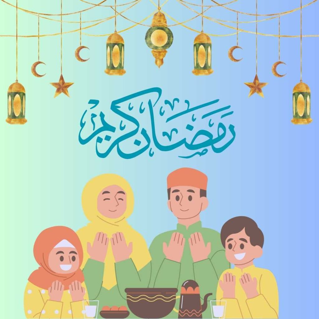 Ramadan-Mubarak-Saying-dua-before-breaking-the-fast-for-the-family-and-then-thanking-Allah