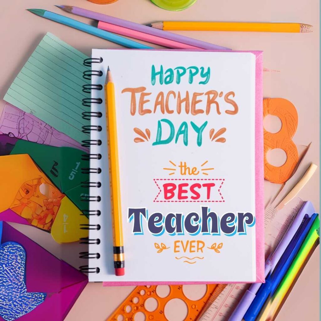 Happy-Teachers-Day-The-wish-of-Happy-Teachers-Day-is-written-on-beautiful-diary