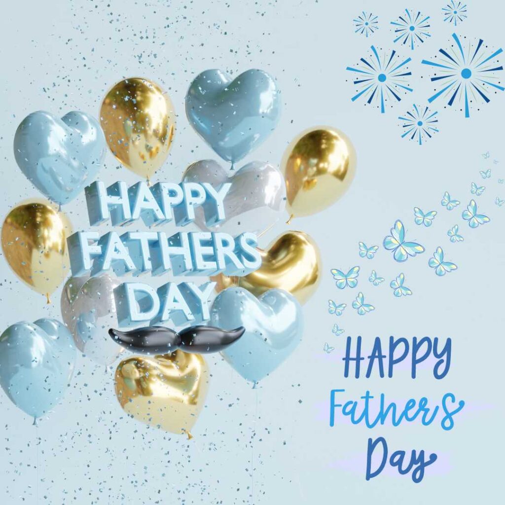 Happy-Father's-Day-A-wish-of-Happy-Father's-Day-with-balloons-and-light-blue-background
