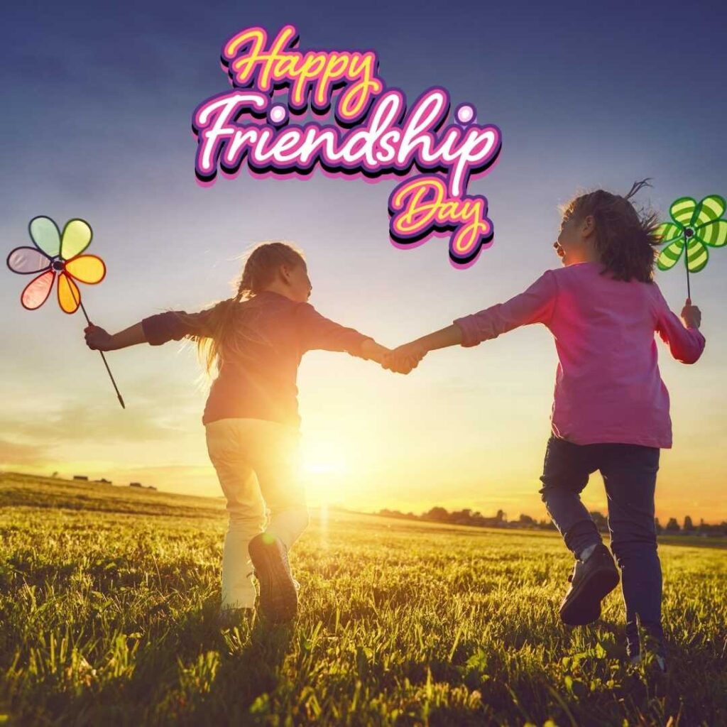 Happy-Friendship-Day-Two-girls-enjoying-Friendship-Day-by-playing-together